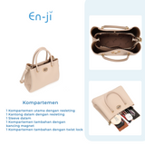 En-ji Donwa Handbag Wanita - Cream