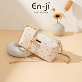 En-ji Kimran Slingbag Wanita - Cream