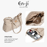 En-Ji Juyong Shoulderbag Wanita - Latte