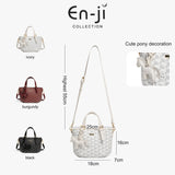 En-Ji Yama Handbag Wanita - Ivory
