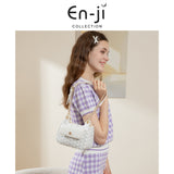 En-Ji Nami Shoulderbag Wanita - Black