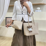 En-ji Yolda Totebag Wanita - Cream