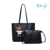 En-ji Yolda Totebag Wanita - Black