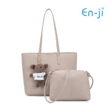 En-ji Yolda Totebag Wanita - Cream
