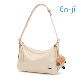 En-ji Gumha Shoulderbag Wanita - Cream