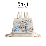 En-ji Mosun Backpack Wanita - Cream