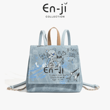 En-ji Mosun Backpack Wanita - Denim