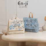 En-ji Mosun Backpack Wanita - Cream