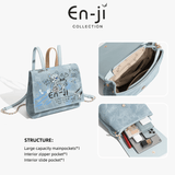 En-ji Mosun Backpack Wanita - Cream