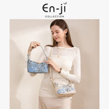 En-ji Binso Slingbag Wanita - Cream
