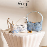 En-ji Binso Slingbag Wanita - Cream