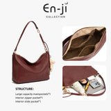 En-ji Nodam Shoulderbag Wanita - Cherryred