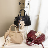 En-ji Yomna Handbag Wanita - Cream