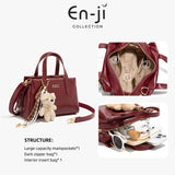 En-ji Yomna Handbag Wanita - Cream