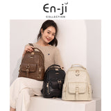 En-ji Yobum Backpack Wanita - Cream