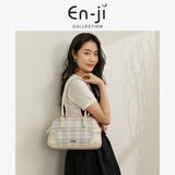 En-ji Yunjung Shoulderbag Wanita - Cream