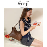 En-ji Kimyon Shoulderbag Wanita - Black