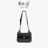 En-Ji Nami Shoulderbag Wanita - Black
