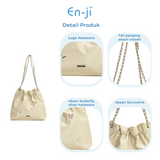 En-ji Mahi Slingbag Wanita - Cream