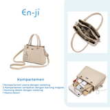 En-ji Irona Handbag Wanita - Sand