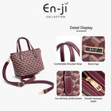 En-Ji Emma Slingbag Wanita - Burgundy