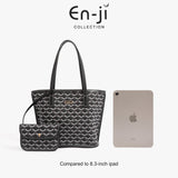 En-Ji Lilou Handbag Wanita - Burgundy