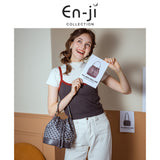 En-Ji Chloe Handbag Wanita - Nougat