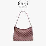 En-Ji Adel Shoulderbag Wanita - Burgundy