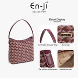 En-Ji Lusia Handbag Wanita - Nougat