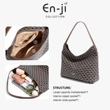 En-Ji Anesa Shoulderbag Wanita - Grey