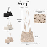 En-Ji Jisa Totebag Wanita - Black