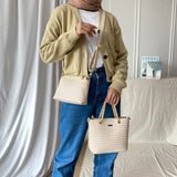 En-ji Sonwu Handbag - Cream