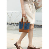 En-ji Wolyu Handbag - Denim