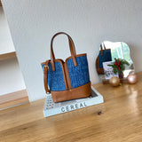 En-ji Wolyu Handbag - Denim