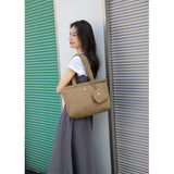En-ji Sobin Totebag Wanita - Denim