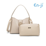 En-ji Narum Handbag Wanita - Cream