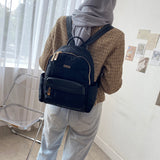 En-ji Memo Backpack Wanita - Black