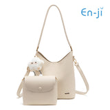 En-ji Byunha Shoulderbag Wanita - Cream