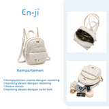 En-ji Daebi Backpack Wanita - Morning Grey