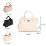 En-ji Donwa Handbag Wanita - Cream