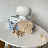 En-ji Irumi Wallet - Cream