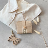 En-ji Irumi Wallet - Cream