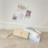 En-ji Keina Wallet - Cream