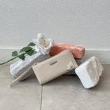 En-ji Mineko Wallet - Cream