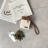 En-ji Jojun Wallet - Cream