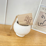 En-ji Mihe Wallet - Cream