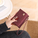 En-Ji Yejun Wallet Wanita - Burgundy
