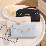 En-Ji Lea Wallet Wanita - Cream