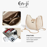 En-Ji Tamin Slingbag Wanita - Cream
