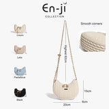 En-Ji Tamin Slingbag Wanita - Cream